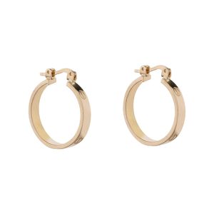 تصویر اصلی گوشواره حلقه ای طلا 18 عیار زنانه گلدم مدل کارتیه لاوE-3070003
