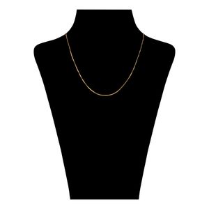زنجیر طلا 18 عیار زنانه گلدم طرح ونیزی PE-3070014