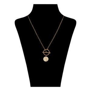 گردنبند طلا کم اجرت 18 عیار زنانه گلدم مدل تراشPE-39005