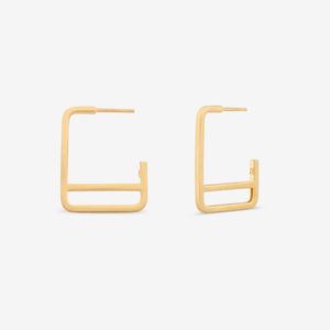 تصویر اصلی گوشواره میخی طلا 18 عیار زنانه گلدم مدل E125030