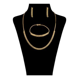 نیم ست طلا 18 عیار زنانه گلدم مدل تراشF6312004