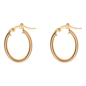 تصویر اصلی گوشواره حلقهای طلا 18 عیار زنانه گلدم مدل اینه ای E-3070053