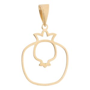 تصویر اصلی آویز گردنبند طلا 18 عیار زنانه گلدم مدل PE-3090075 طرح انار