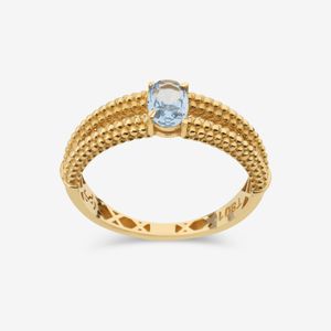 انگشتر طلا 18 عیار زنانه گلدم مدل R352029