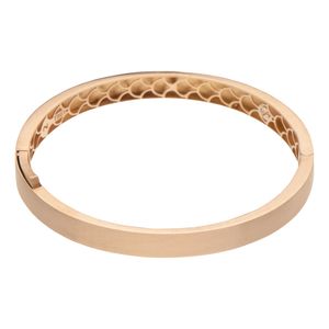 دستبند النگویی طلا 18 عیار زنانه گلدم مدل مینیمالB-3070003