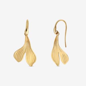 تصویر اصلی گوشواره عصایی طلا 18 عیار زنانه گلدم مدل E125008
