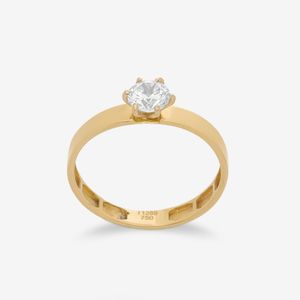 تصویر اصلی انگشتر طلا 18 عیار زنانه گلدم مدل R355003