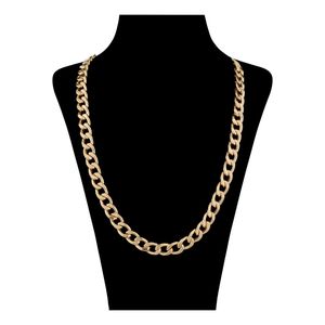 گردنبند طلا کم اجرت 18 عیار زنانه گلدم مدل طرح کارتیهPE-390011