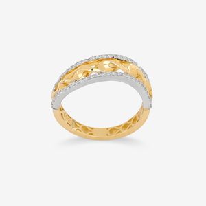 تصویر اصلی انگشتر طلا 18 عیار زنانه گلدم مدل R352001