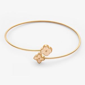 بنگل طلا 18 عیار زنانه گلدم مدل ونکلیف2B445009
