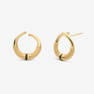گوشواره میخی طلا 18 عیار زنانه گلدم مدل E255007