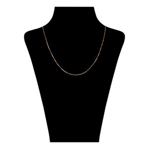 زنجیر طلا 18 عیار زنانه گلدم طرح ونیزی PE-3070015