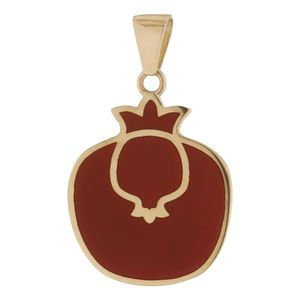 تصویر اصلی آویز گردنبند طلا 18 عیار زنانه گلدم مدل PE-3090076 طرح انار