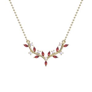 تصویر اصلی آویز و گردنبند طلا 18 عیار زنانه گلدم مدل جوانهPE211010
