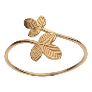 انگشتر طلا 18 عیار زنانه گلدم مدل گندمی R-3070016